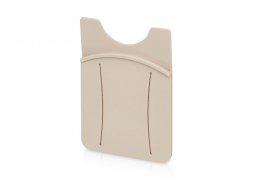 Картхолдер для телефона с держателем Trighold, бежевый