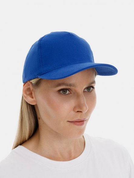 Бейсболка Long Beach, ярко-синяя 