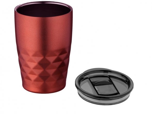 Кружка Geo с вакуумной изоляцией, красный 