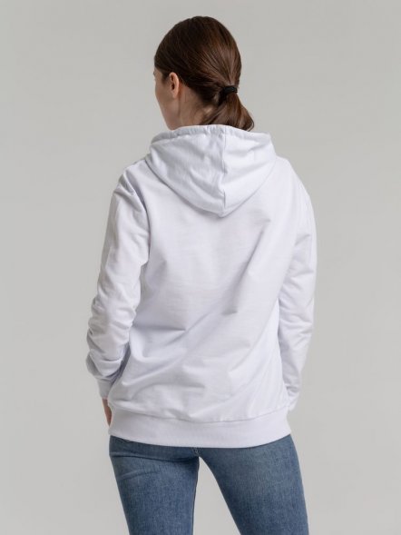 Толстовка с капюшоном Unit Kirenga, белая 