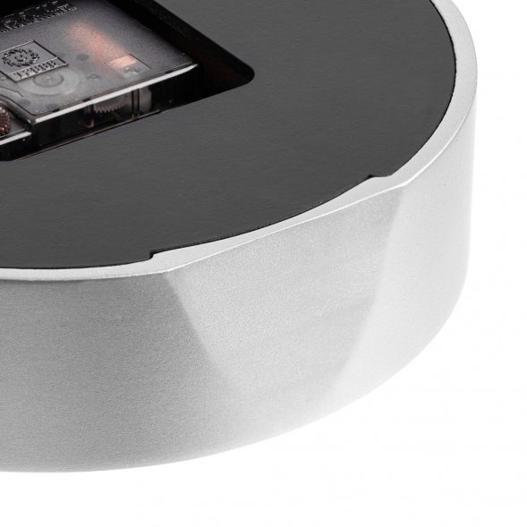 Часы настольные Bronco XXS Sparky, серебристые 