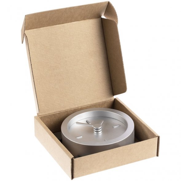 Часы настольные Bronco XXS Sparky, серебристые 