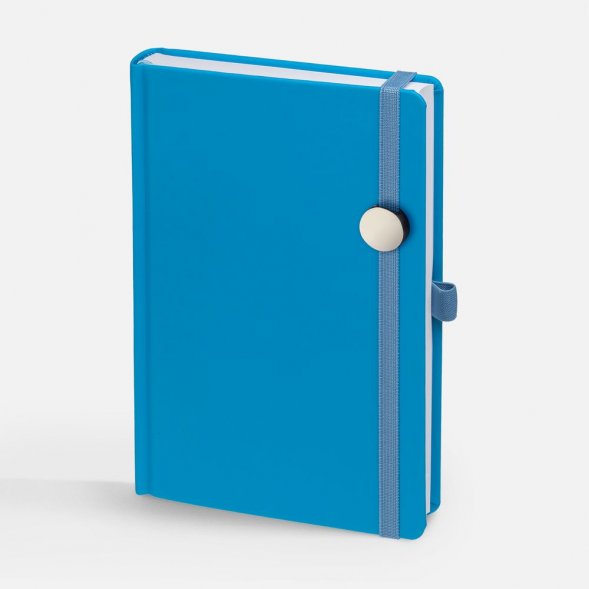 Ежедневник Favor Metal, недатированный, голубой 