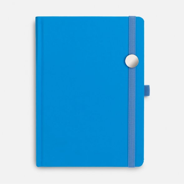 Ежедневник Favor Metal, недатированный, голубой 