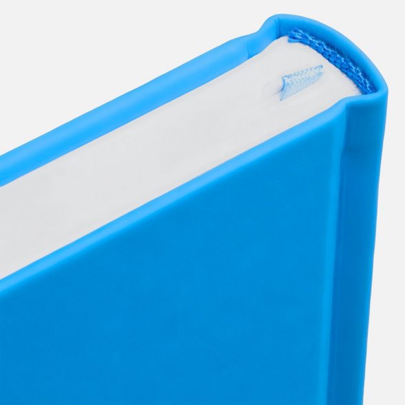 Ежедневник Favor Metal, недатированный, голубой 