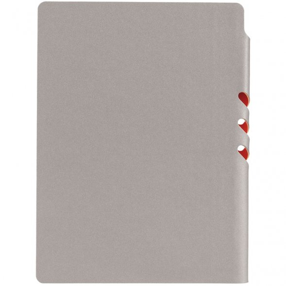 Ежедневник Flexpen, недатированный, серебристо-оранжевый 