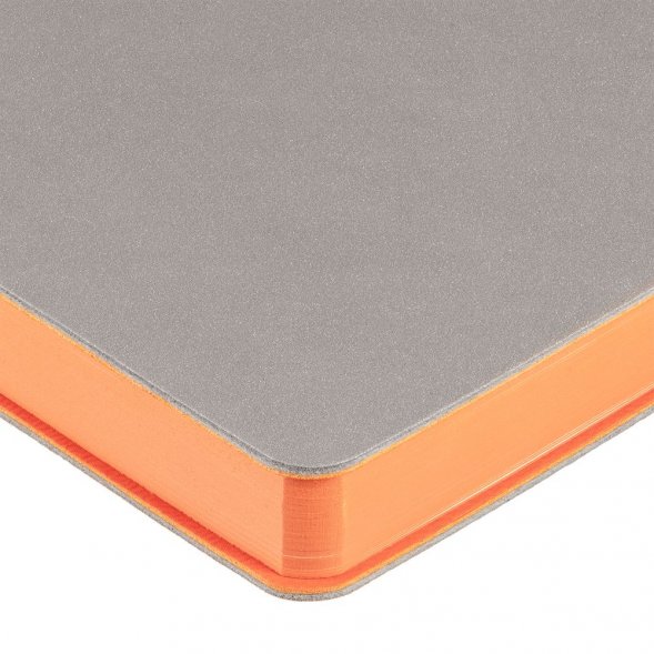 Ежедневник Flexpen, недатированный, серебристо-оранжевый 