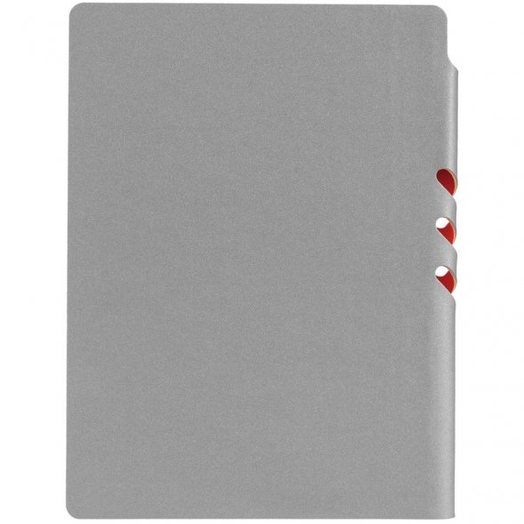 Ежедневник Flexpen, недатированный, серебристо-оранжевый 