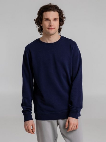 Свитшот унисекс BNC Inspire (Organic), темно-синий 