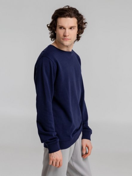 Свитшот унисекс BNC Inspire (Organic), темно-синий 