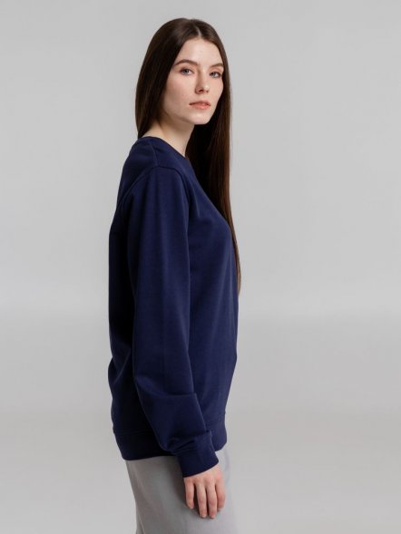 Свитшот унисекс BNC Inspire (Organic), темно-синий 