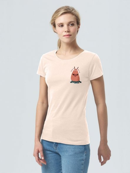 Футболка женская «Любоф-моркоф II», розовая 