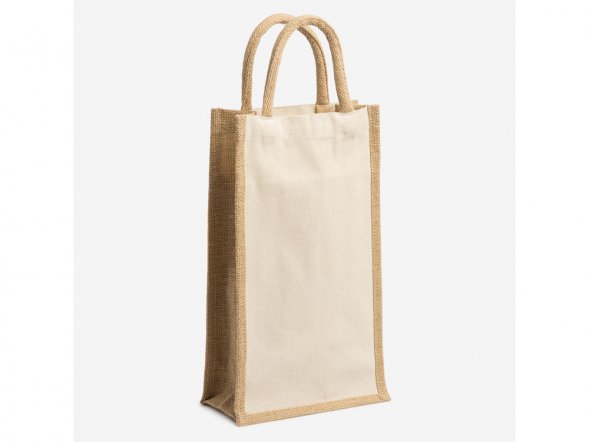 Сумка LOIRE из ламинированного джута и хлопка, бежевый 