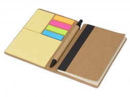 Набор стикеров А6 Write and stick с ручкой и блокнотом, черный