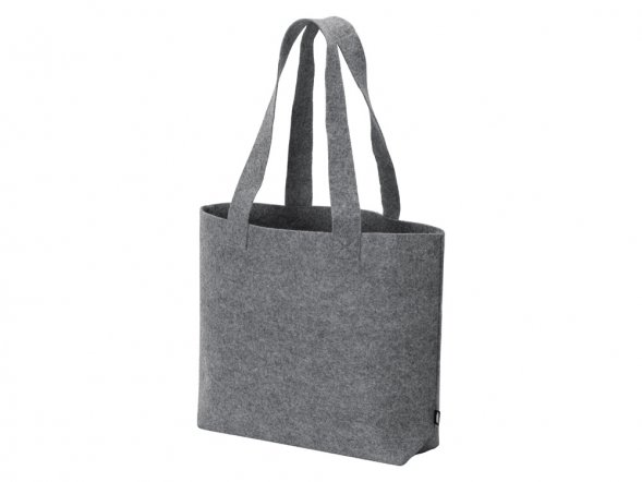 Шоппер фетровый Stratum горизонтальный из переработанного пластика (P) 