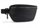 Сумка на пояс BUGATTI Blanc Delight, чёрная, нейлон RPET600D/тарпаулин/полиэстер, 24х11х12,5 см, 2 л 