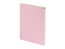 Бизнес тетрадь А5 Megapolis flex 60 л. soft touch клетка, зефирный розовый