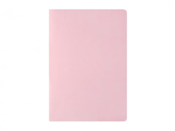 Бизнес тетрадь А5 Megapolis flex 60 л. soft touch клетка, зефирный розовый 