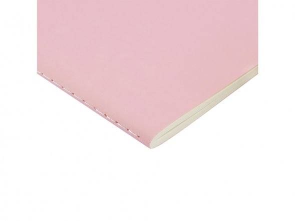 Бизнес тетрадь А5 Megapolis flex 60 л. soft touch клетка, зефирный розовый 