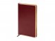 Ежедневник А5 недатированный Chelsea, бордовый (золотистый кант и срез) 