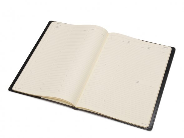 Еженедельник недатированный А4 Profy, черный 