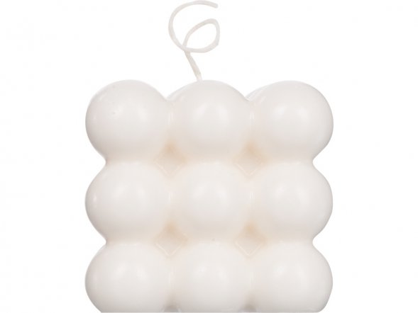 Свеча шарики без отдушки, белый 