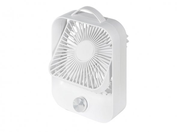 Настольный вентилятор с плавным регулированием скорости Circa, белый 