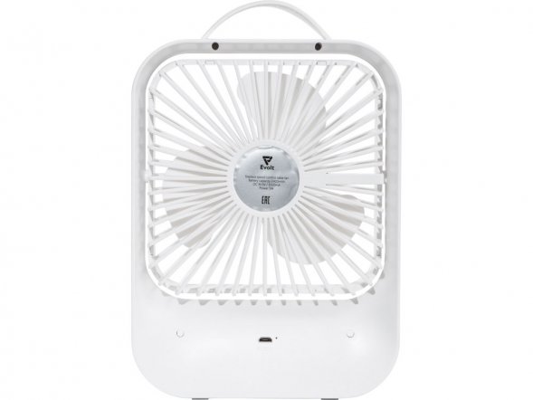 Настольный вентилятор с плавным регулированием скорости Circa, белый 