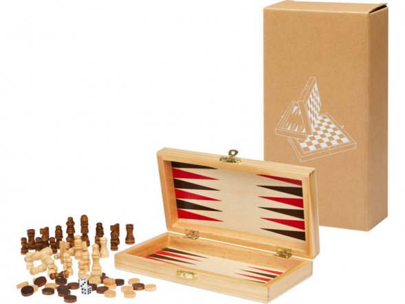 Игровой набор Mugo 3 в 1, натуральный 