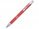 Алюминиевая шариковая кнопочная ручка Moneta, черные чернила, красный 