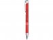 Алюминиевая шариковая кнопочная ручка Moneta, черные чернила, красный 