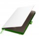 Ежедневник Arctic недатированный, белый/зеленый 