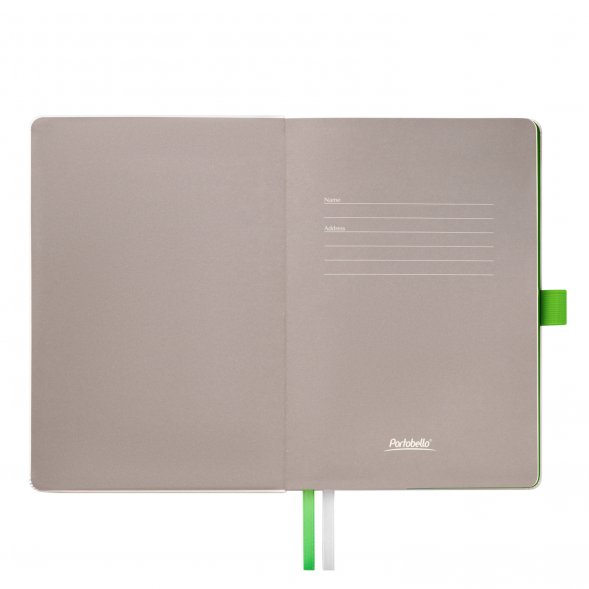 Ежедневник Arctic недатированный, белый/зеленый 