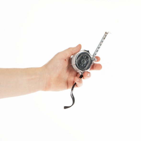 Рулетка Selvaksi, 3 м, черная 