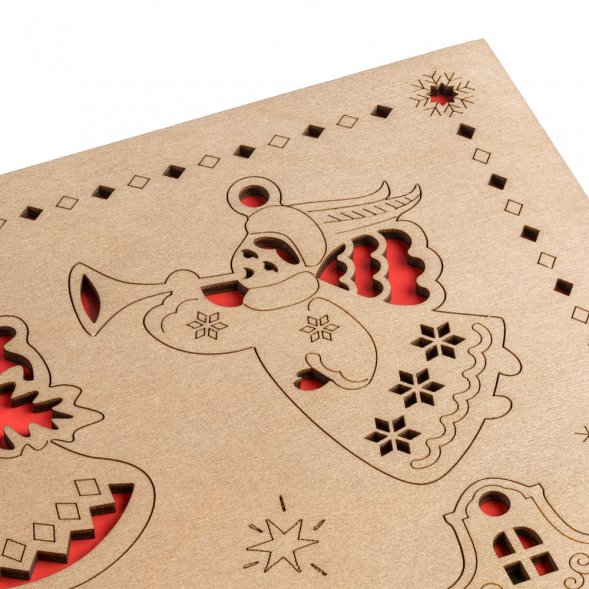 Новогодняя книга «Щелкунчик» с подвесками 