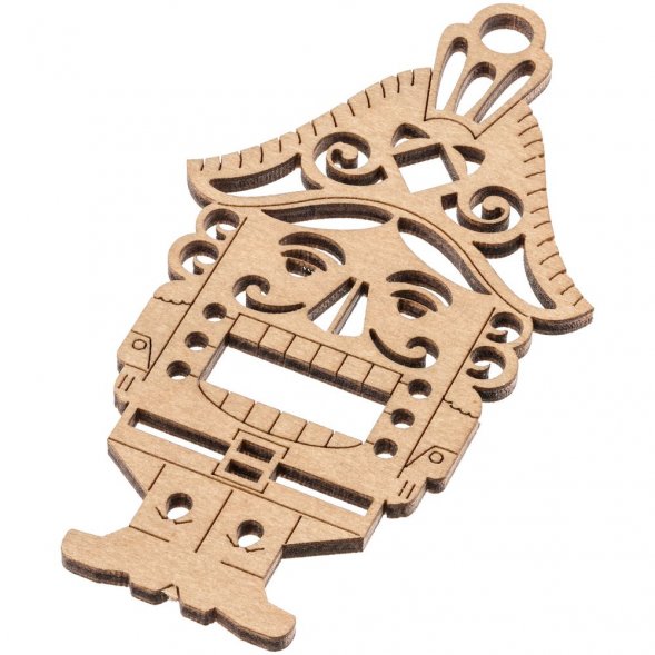 Новогодняя книга «Щелкунчик» с подвесками 