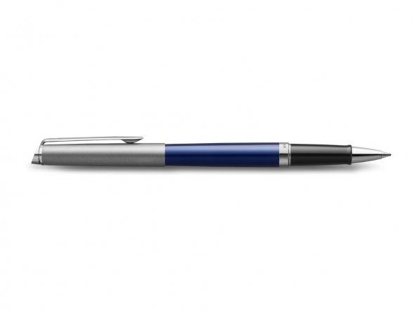 Ручка роллер Waterman Hemisphere Entry Point Stainless Steel with Blue Lacquer в подарочной упаковке 