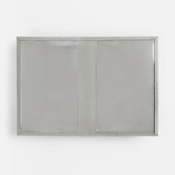 Обложка для паспорта Shall, ver. 2, серая