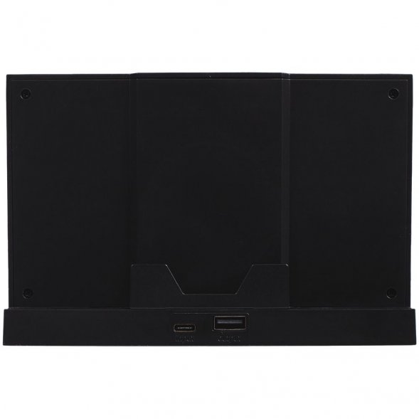 Зарядная станция с часами и подсветкой multiEnergy, черная 