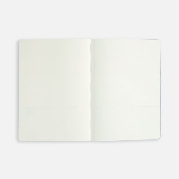 Ежедневник Doppio, недатированный, черный с красным 
