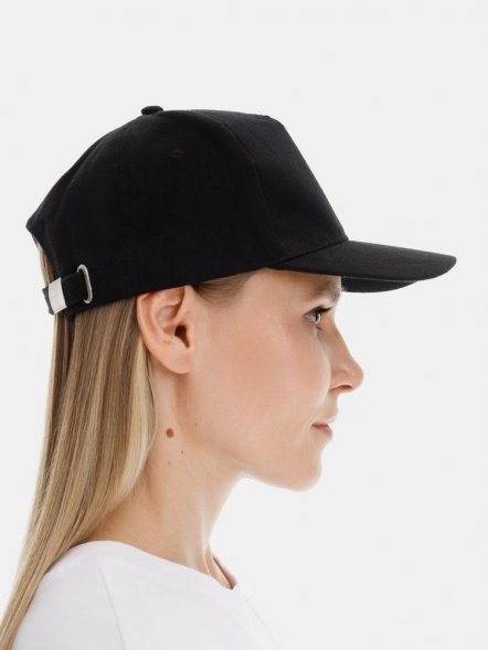 Бейсболка Long Beach, черная 