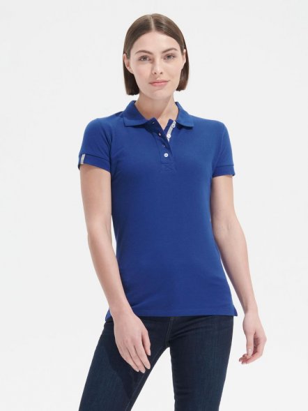 Рубашка поло женская Portland Women 200 темно-синяя 