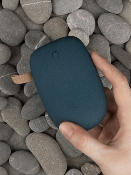 Внешний аккумулятор Pebble 7800 мАч, серо-синий 