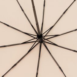 Зонт складной Cloudburst в подарочной упаковке, бежевый