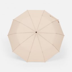 Зонт складной Cloudburst в подарочной упаковке, бежевый