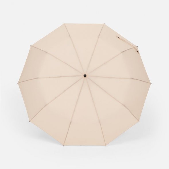 Зонт складной Cloudburst в подарочной упаковке, бежевый 