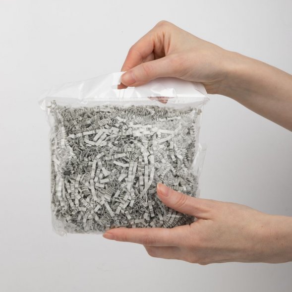 Бумажный наполнитель Chip, серый 