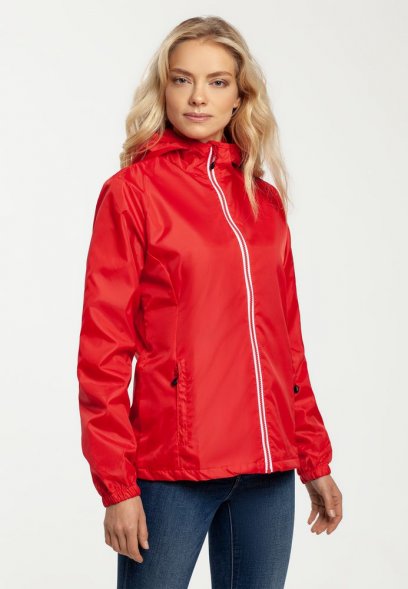 Ветровка женская Fastplant красная 