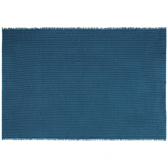 Плед Fringy, синий с голубым 