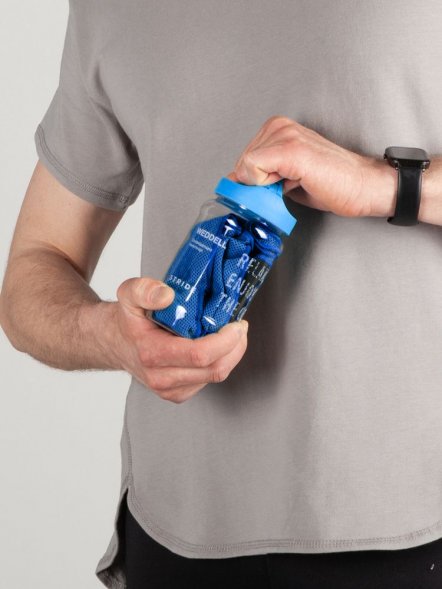 Охлаждающее полотенце Weddell, синее 